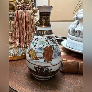 Decorative Ceramic antique sake decanter with Intricate Design